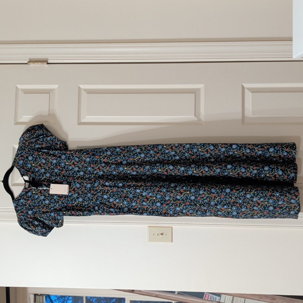 NWT Doen Rhodia Dress In Noir Prairie de Montagne - Picture 7 of 10